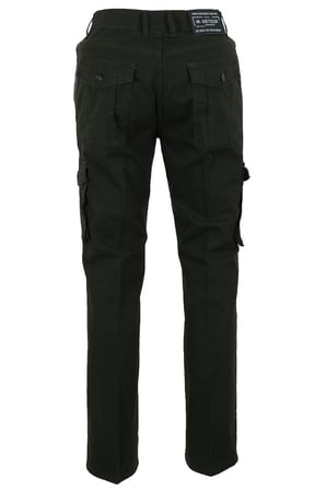 Erkek Keten Kargo Pantolon Haki Renk RAR01440