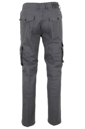 Erkek Keten Kargo Pantolon Gri Renk RAR01441