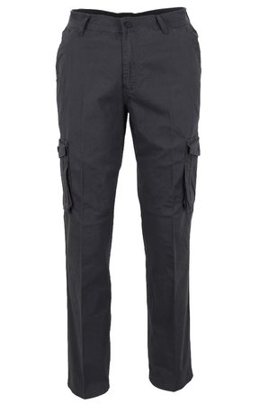 Erkek Keten Kargo Pantolon Füme Renk RAR01443