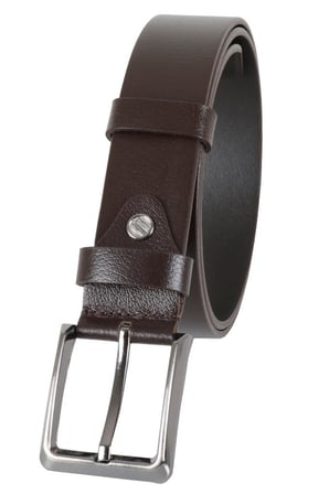 Erkek Hakiki Deri Kemer Kahverengi 3.5 cm RAR01446