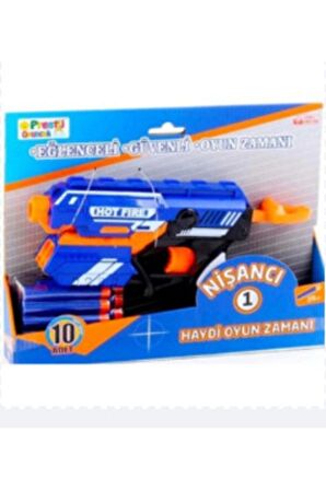 Oyuncak Nerf Silah Tarzı Sünger Atan Silah Nerf Tabanca Tarzı Sünger Atan Silah