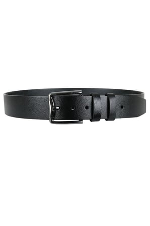 Erkek Hakiki Deri Kemer 4 cm Siyah Renk RAR01451