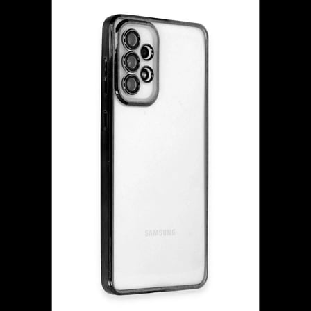 Samsung Galaxy A53 5G Kılıf Razer Lensli Silikon - Siyah