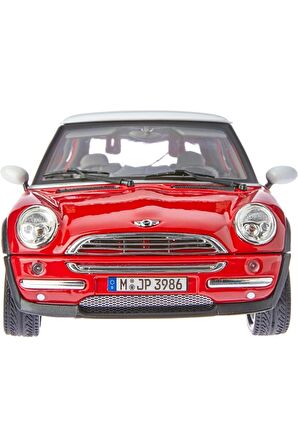 Burago 1:18 Mini Cooper 2001 Kırmızı Model Araba 2001 Mini Cooper Kırmızı Araba Mini Cooper Araba