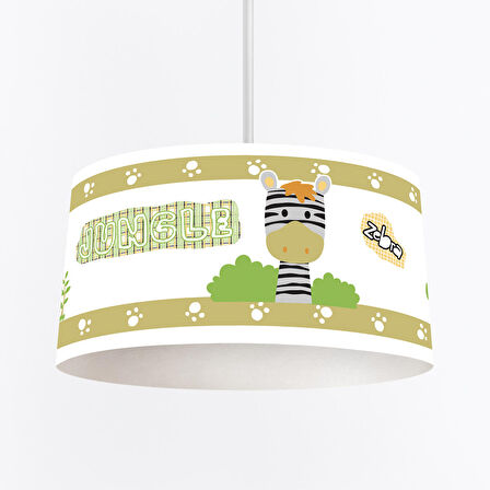 Çocuk Odası Dijital Baskılı Sarkıt Avize Model 1494