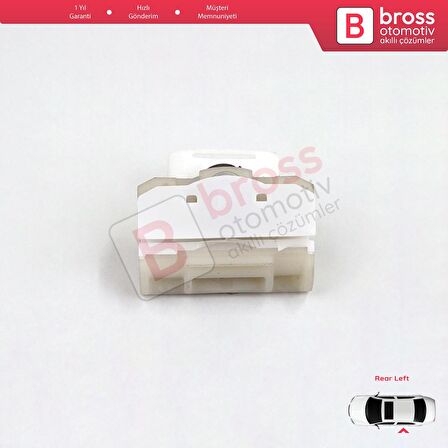 Mercedes S320 W220 1998-2005 İçin Ön Sol Kapı Cam Kriko Klipsi