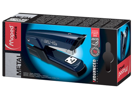 Maped Zımba Makinası Advanced Metal Half Strip 24/6 Lacivert 354512
