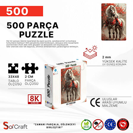 Soi Craft 500 Parça Puzzle Kızıl Yaprakların Efendisi