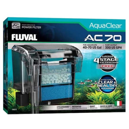 Fluval AC70 Askı Filtre 152-265 Lh (Yeni Model)