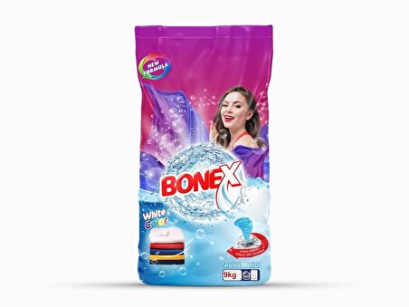 BONEX BEYAZLAR VE RENKLİLER İÇİN ÇAMAŞIR DETERJANI 9 KG