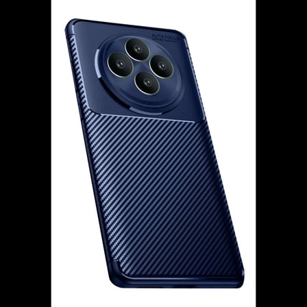 Oppo Reno 11 FS Kılıf Auto Focus Karbon Kapak - Lacivert