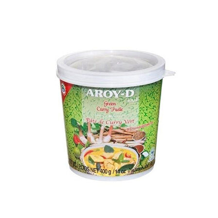 Aroy-D Green Curry Paste Yeşil Köri Ezmesi 400gr