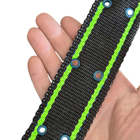 Çift Tokalı Köpek Boyun Tasması Büyük Irk 83cm Kilitli Karabinalı Palaska Tasma