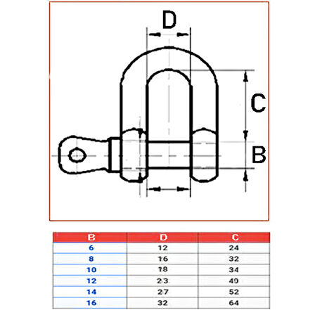 Salıncak 12mm Zincir Kilidi U Mapa Vidalı Bağlantı -5 Adet