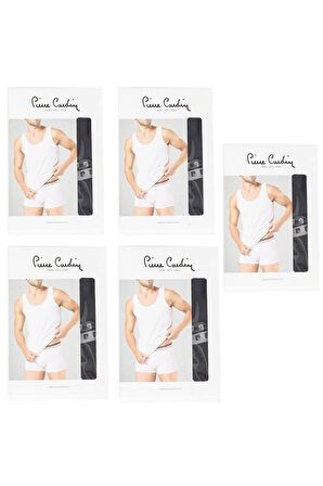 Pierre Cardin Erkek Stretch Atlet Boxer Takım Siyah 5'li