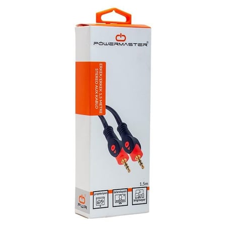 PM-1270 3.5 Mm Erkek-Erkek 1.5 Metre Stereo Aux Ses Kablosu