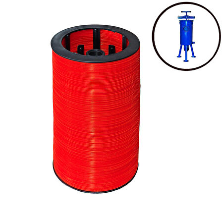 2" Damla Sulama Yedek Disk Filtre 25cm Plastik İç Takımı 1.Kalite Yosun Filtresi