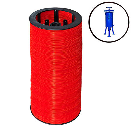 2.5" Damla Sulama Yedek Disk Filtre 35cm Plastik İç Takımı 1.Kalite Yosun Filtresi
