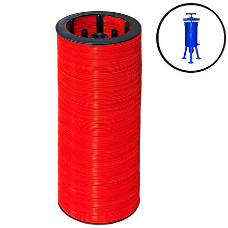 4" Damla Sulama Yedek Disk Filtre 50cm Plastik İç Takımı 1.Kalite Yosun Filtresi