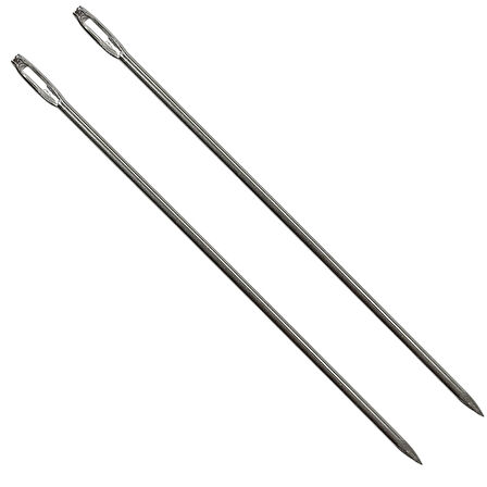 Metal Çuvaldız 15cm Yorgan İğnesi No7 Kalın Dikiş İğne Mil Tığ -2 Adet