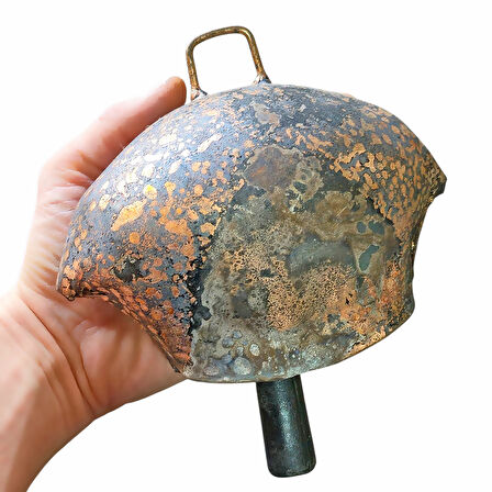 8 No Dövme Bakır Çan Koyun Keçi Koç Teke Erkeç İnek Davar Hayvan Çanı Kelek Tongurdak Tıkırdak Zil