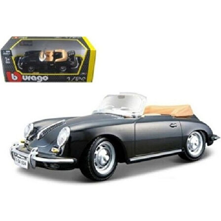 1:24 Porsche 356B Cabriolet 1961 Model Araba