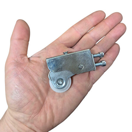 Küçük Vega Sürgülü Kapak Gardrop Tekerleği Makara Dolap Tekeri Seti