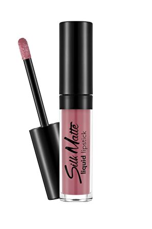 Kadife Dokulu Likit Mat Ruj - Silk Matte Liquid Lipstick - 011 MISTY ROSY - 8690604505388