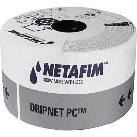 NETAFİM DRIPNET PC™ 16250 (25mil) 20 cm 1,6lt/h (800 METRE ) BASINÇ AYARLI YASSI DAMLA SULAMA BORUSU