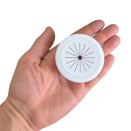 Masa Üstü Beyaz Kablo Kanalı Kapağı Deliği Kapatma Gizleyici 6cm Yuvarlak Kapak -2 Adet