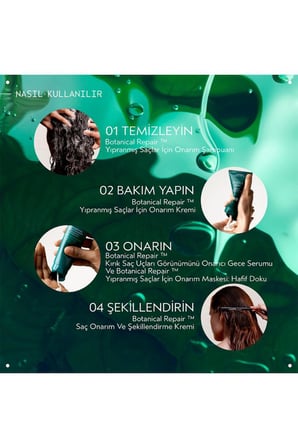 Botanical Repair Bond Building Styling Creme saç Onarım Ve Şekillendirme Kremi Charity Water 100 ML