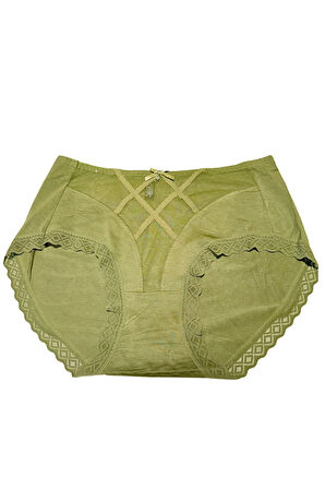 UNREAL 3'lü Set Kadın Yüksek Bel Dantelli Toparlayıcı Külot – Pamuklu ve Rahat