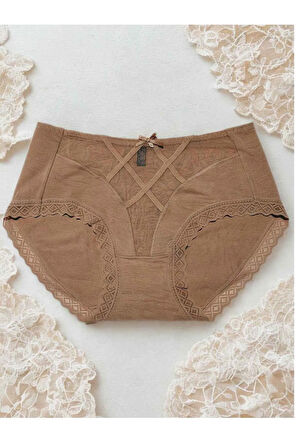 UNREAL 3'lü Set Kadın Yüksek Bel Dantelli Toparlayıcı Külot – Pamuklu ve Rahat