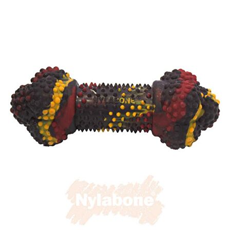 Nylabone Domuz Pastırması ve Cheeseburger Aromalı Köpek Çiğneme Kemiği S