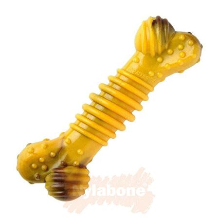 Nylabone Biftek ve Peynir Aromalı Köpek Çiğneme Çubuğu S