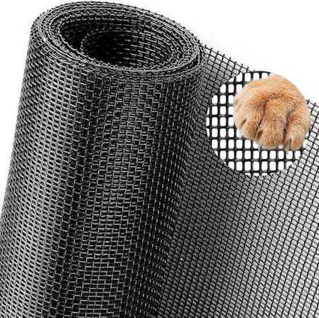 120cm x 500cm Yırtılmaz Sineklik Kedi Köpek Teli fiberpolyester Sinek Tülü Pet Tül