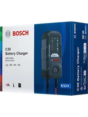 Bosch C30 Akü Şarj Cihazı 6/12 V 3.8 A