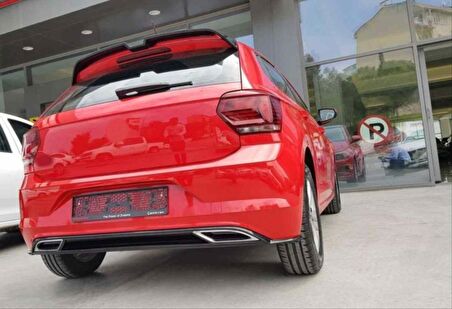 Vw Polo Mk6 Oettinger boyalı spoiler (Pianoblack) 2018 sonrası