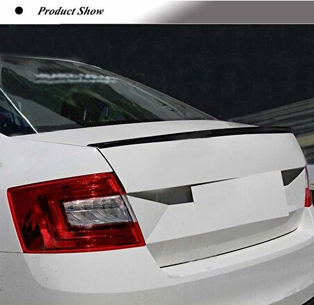 Skoda Octavia spoiler (Pianoblack) 2013-2018 arası