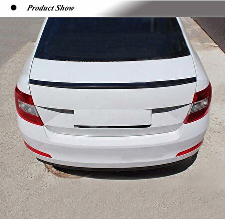 Skoda Octavia spoiler (Pianoblack) 2013-2018 arası