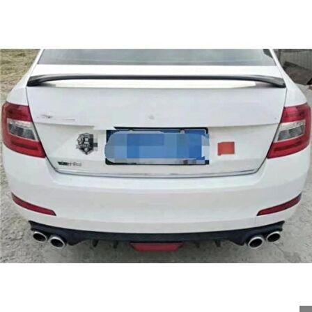 Skoda Octavia Rs spoiler (Pianoblack) 2013-2018 arası