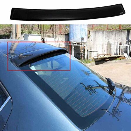 Skoda Octavia cam üstü spoiler (Pianoblack) 2013-2019 arası