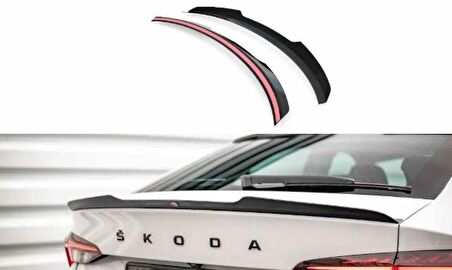 Skoda Octavia spoiler (Pianoblack) 2020 sonrası