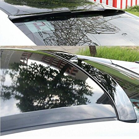 Vw Jetta Mk6 boyalı cam üstü spoiler (Pianoblack) 2012-2018 arası