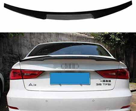 Audi A3 M4 boyalı spoiler (Pianoblack) 2008-2014 arası