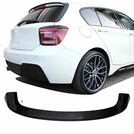 Bmw F20 boyalı spoiler (Pianoblack) 2011-2017 arası