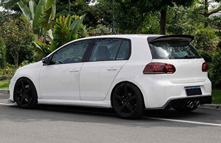 Vw Golf 6 Abt boyalı spoiler (Pianoblack) 2009-2013 arası