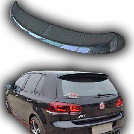 Vw Golf 6 Abt boyalı spoiler (Pianoblack) 2009-2013 arası