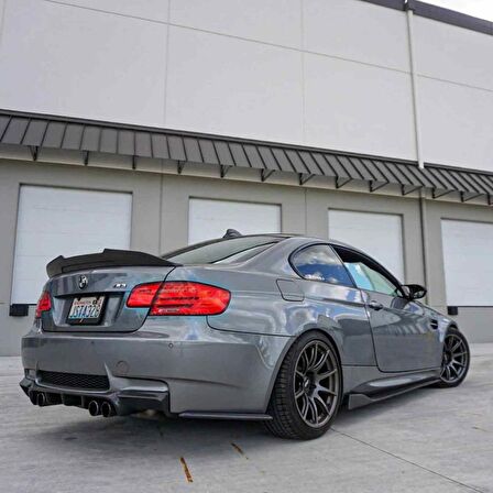 Bmw E92 coupe psm boyalı spoiler (Pianoblack) 2005-2012 arası