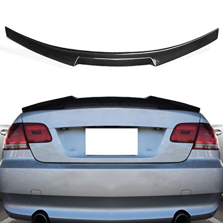 Bmw E92 coupe M4 boyalı spoiler (Pianoblack) 2005-2012 arası